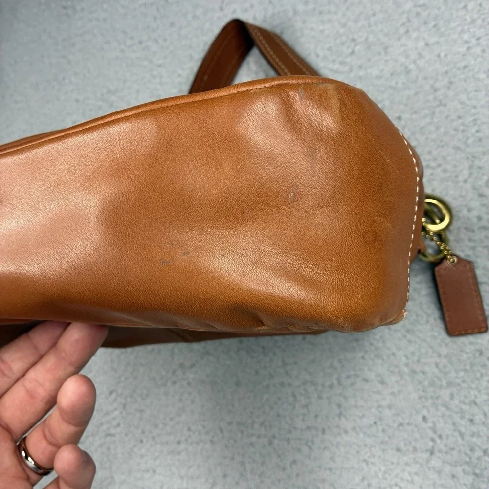 Coach Legacy Ali Brown Leather Shoulder Bag F12854 65th Anniversary Purse